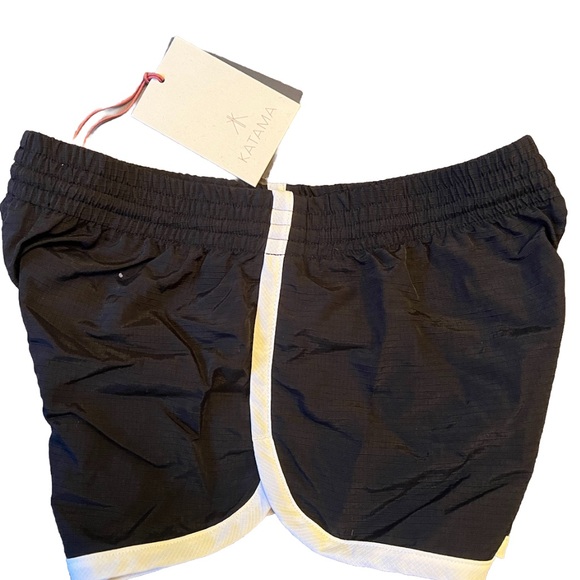 KATAM Braden Black with white piping bathing suit - Picture 3 of 5